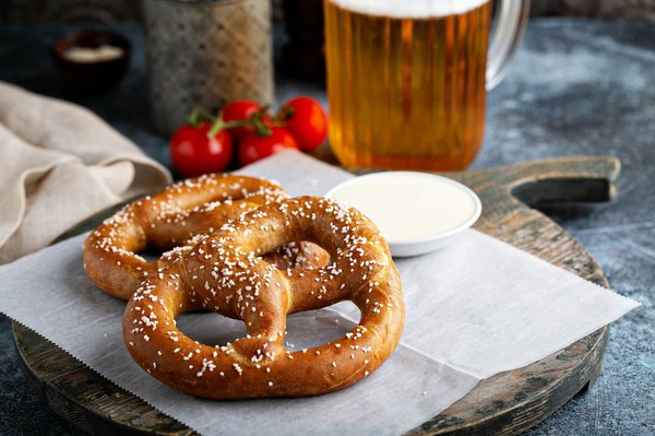 Can You Craft a Gourmet German Pretzel with Mustard Butter Infusion?