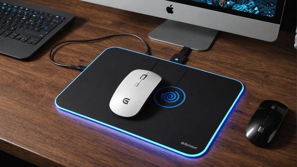 Wireless charger mouse pad: enhance gaming with rgb lighting